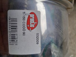 Codo 90° 150mm inoxidable