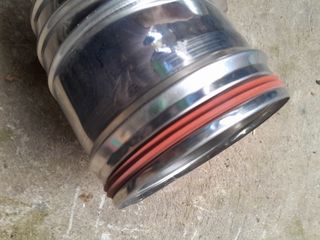 Codo 90° 150mm inoxidable