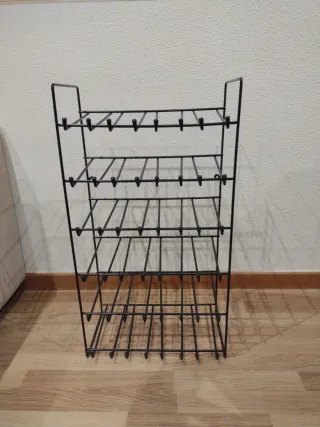 Estantería metálica negra multiusos