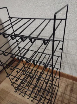 Estantería metálica negra multiusos