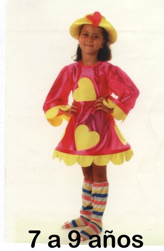 Disfraz Corazones T-3 (7-9 años)
