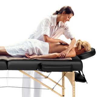 Camilla para masajes de 3 zonas, negro