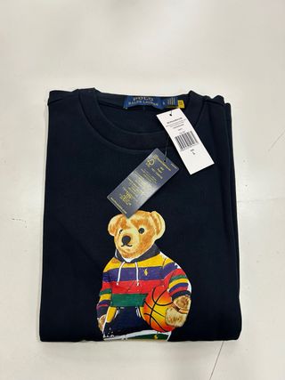 Felpa Polo Ralph Lauren Orso con Pallone Basket L