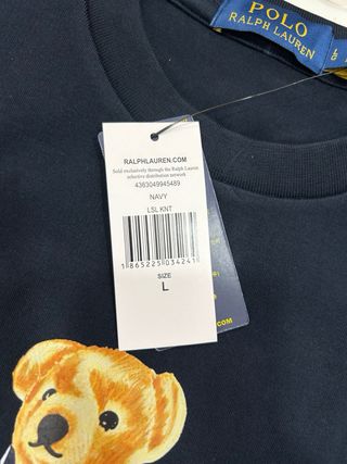 Felpa Polo Ralph Lauren Orso con Pallone Basket L