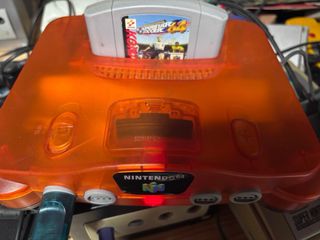 Consola Nintendo 64 Naranja Transparente