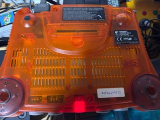 Consola Nintendo 64 Naranja Transparente