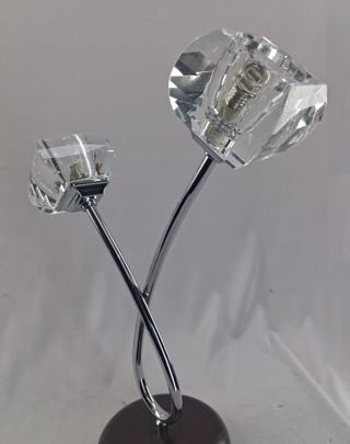 Lámpara Sobremesa Diseño Moderno - Cristal Roca