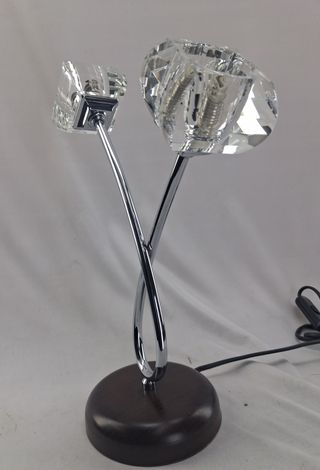 Lámpara Sobremesa Diseño Moderno - Cristal Roca