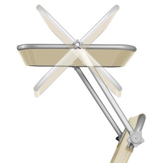 Tumbona plegable, 4 posiciones, parasol, 190 x 68 x 28 cm, beige