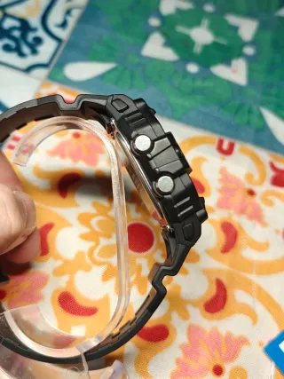 Reloj Casio Tide Graph Negro