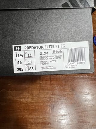 Adidas Predator Scarpe Calcio Arancio/Blu