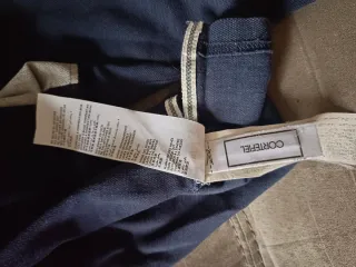 Polo Cortefiel manga larga azul y gris