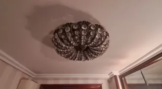 Plafón de techo con cristales de roca