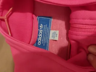 Chaqueta Adidas Rosa con Rayas