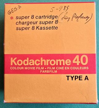 Película Kodachrome 40 Super 8 Tipo A