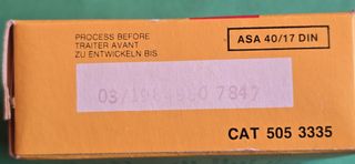 Película Kodachrome 40 Super 8 Tipo A
