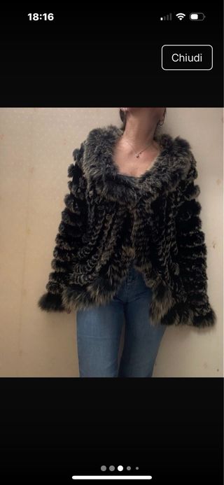 Pellicciotto donna taglia unica