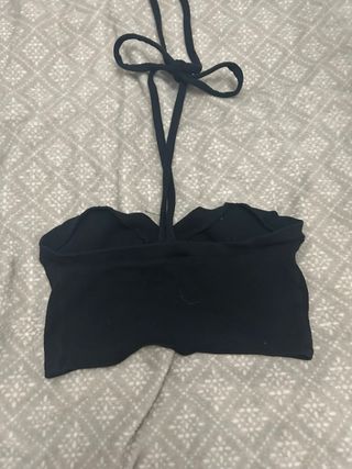 Top negro halter