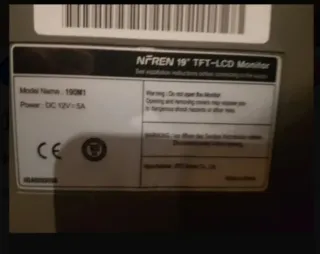 Monitor Ordenador 19 Gris/Blanco