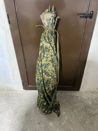 Puesto plegable camuflaje