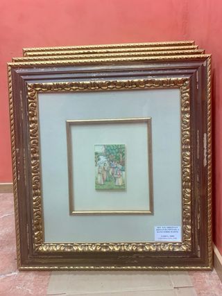 Pintura sobre marfil,