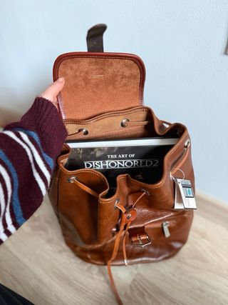 Mochila artesanal Pago Garzón Piel