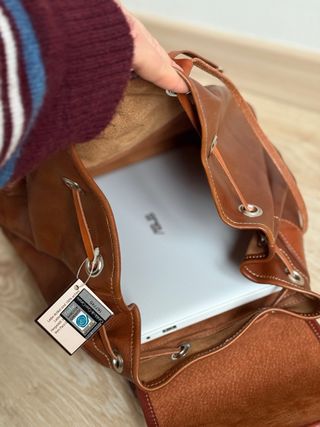 Mochila artesanal Pago Garzón Piel