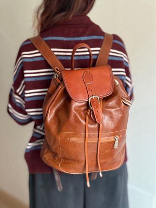 Mochila artesanal Pago Garzón Piel