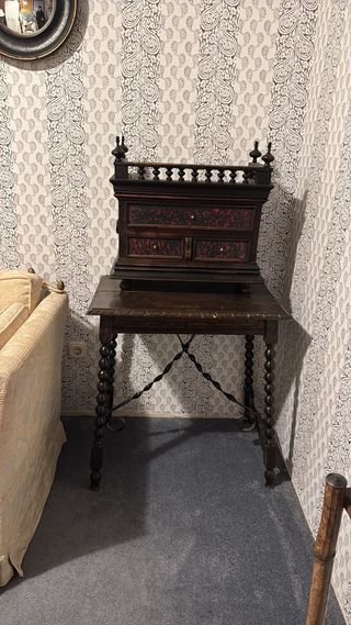 Arqueta o bargueño antiguo madera S.XIX