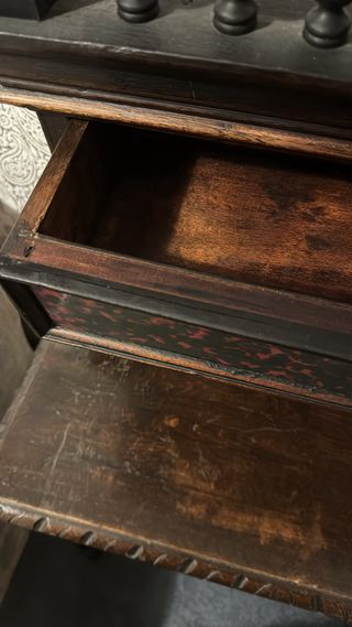 Arqueta o bargueño antiguo madera S.XIX