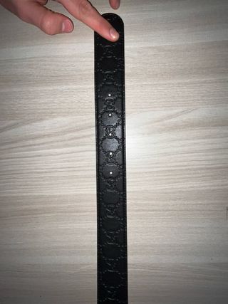 Cintura Gucci Interlocking G Nera Oro (90 cm)