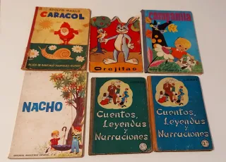 Libros antigüos, tebeos, postales. Todo 25€
