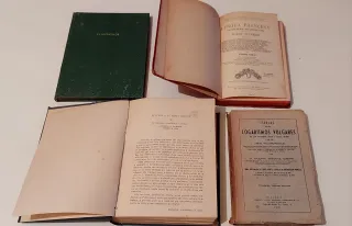 Libros antigüos, tebeos, postales. Todo 25€