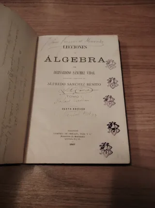 Lecciones de álgebra