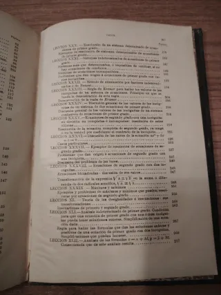 Lecciones de álgebra