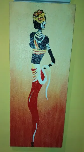 Cuadro Arte Africano Mujer
