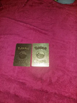 Cartas Pokémon Doradas