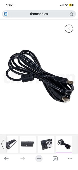 Teclado MIDI M-Audio Keystation 61 MK3