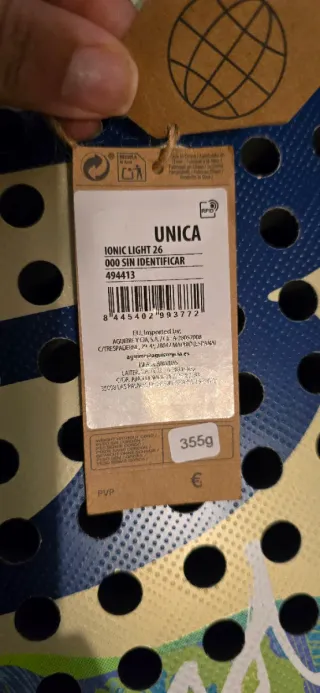 Pala de pádel Bullpadel Ionic Light 2026