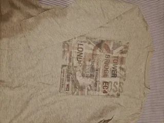 Camiseta manga larga gris niño Londres