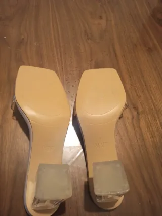 NUEVAS Sandalias Zara Metacrilato Transparente