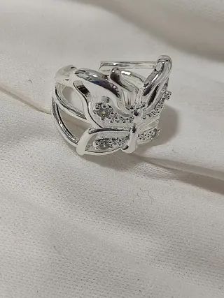 Anillo Mariposa Plata 925 Ajustable