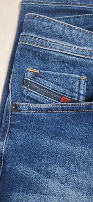 Calças de Ganga Azuis