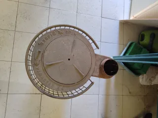 Estufa de leña antigua