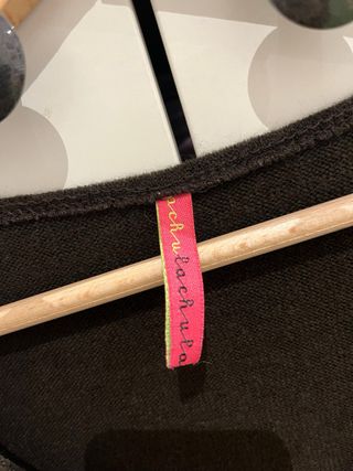 Vestido de punto marron oscuro LACHULA mujer