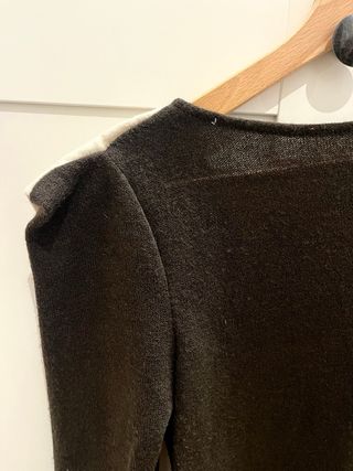 Vestido de punto marron oscuro LACHULA mujer