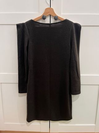Vestido de punto marron oscuro LACHULA mujer