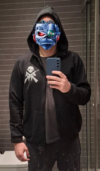 Sudadera Iron Maiden AMOLAD Negra XL defectuosa