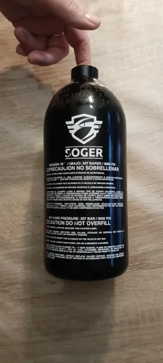Botella HPA SOGER 800cc