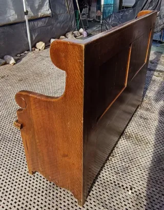 Banco arcón rústico roble macizo